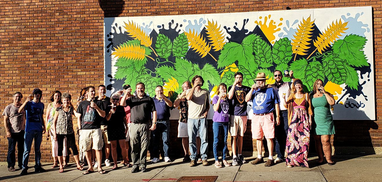 Splashy mural